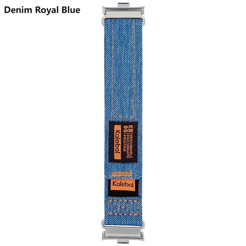 Denim Velcro Nylon Adjustable Strap Bracelet