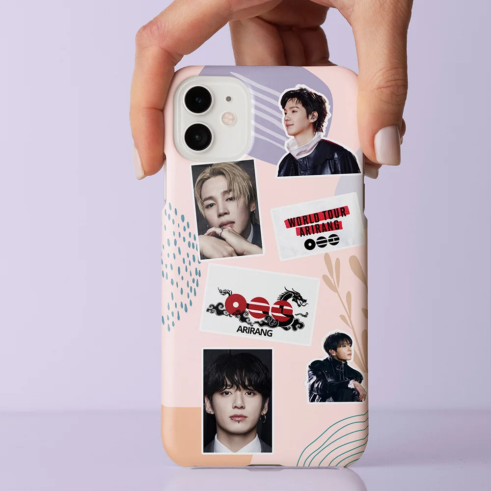 102개 스티커 K팝 컴백 앨범 아리랑 굿즈 러기지 스티커 데코레이션 서포트 그래피티 스티커 셀럽 스티커
