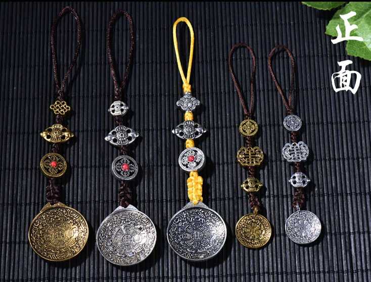 

5P -TOP Pocket CAR WALL mascot efficacious Mascot Tibetan Buddhism Ninth palace eight diagrams FENG SHUI hanging card