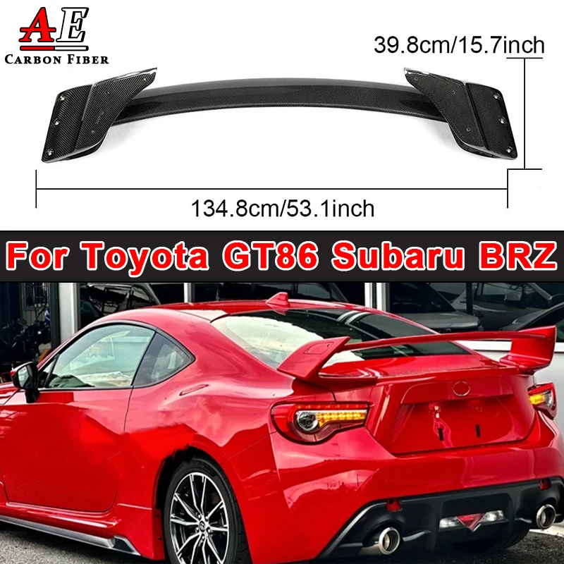 

For Toyota GT86 Subaru Brz 2012-2019 Trunk Spoiler High Quality Carbon Fiber Rear Trunk Wing Spoiler Body Kit