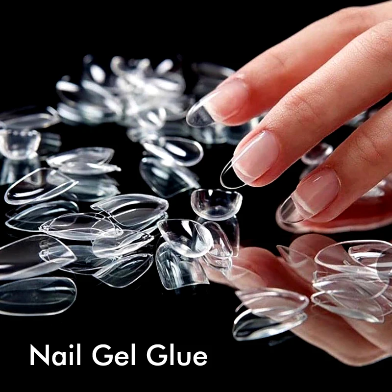 3 IN1 Colla per unghie Gel Estensione rapida Acrilico Punte false Adesivo Decorazione Stampa sulle unghie Strumenti artistici Gel funzionale Francese FAI DA TE 7ml - immagine 5
