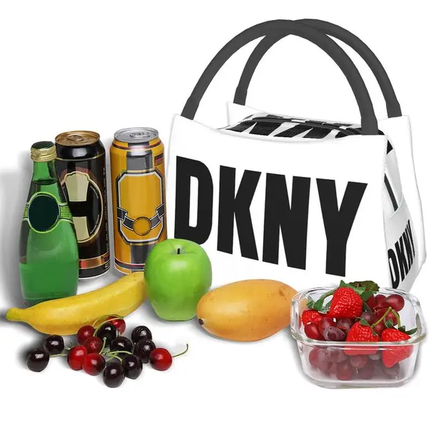 Upgrade your lunch experience with the Custom Black DKNY Lunch Bag