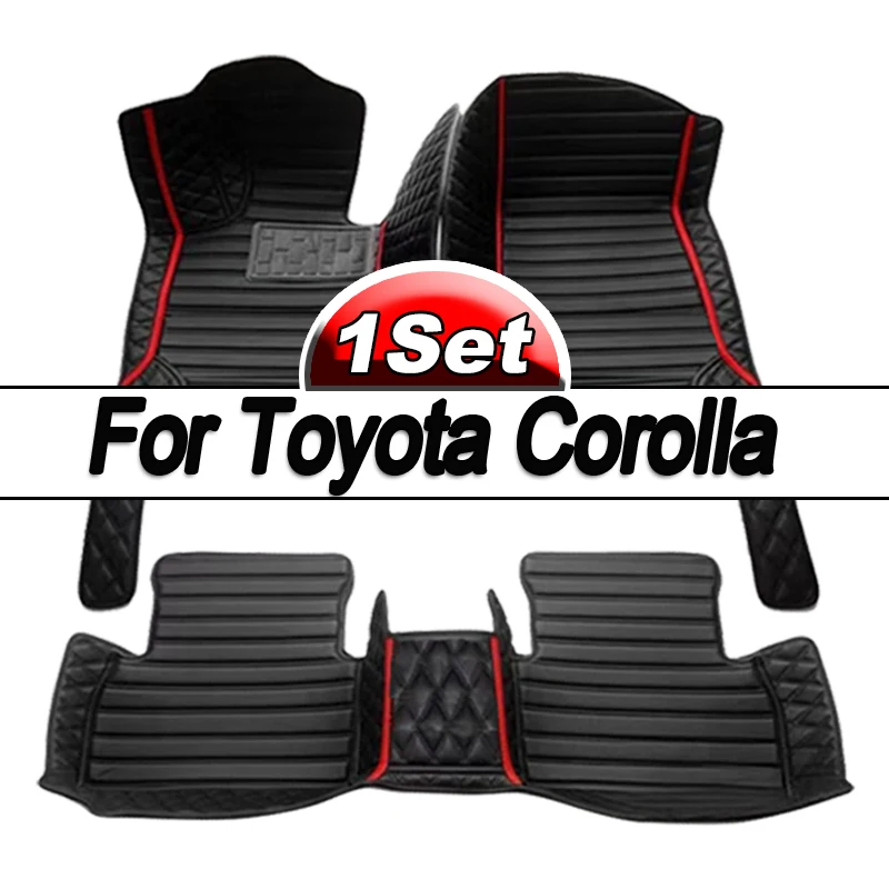

Car Floor Mats For Toyota Corolla Cross 2022 2023 Custom Auto Foot Pads Automobile Carpet Cover Interior Accessories