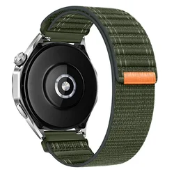 Adjustable Nylon Sport Watch Strap - 20mm/22mm for 6 Classic 47mm 43mm (Green)