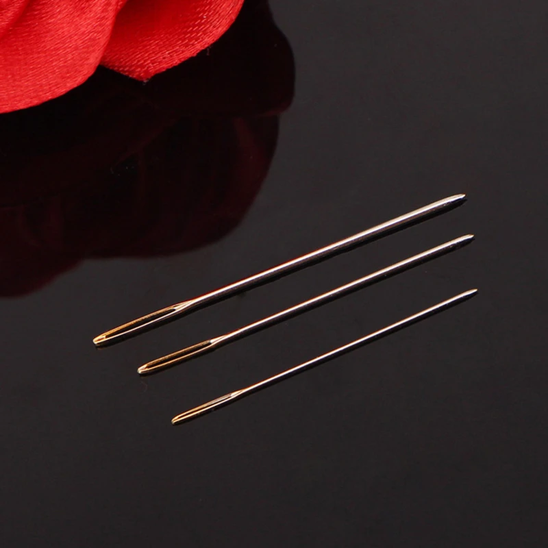 30Pc Cross Stitch Needles Gold Tail Needle Blunt Embroidery Needle Cross Stitch Needlework Tools Embroidery