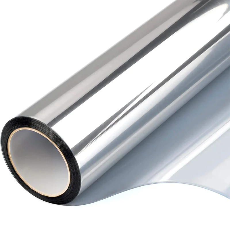Silver Transparent Self-Adhesive UV-Proof Privacy Glass Film