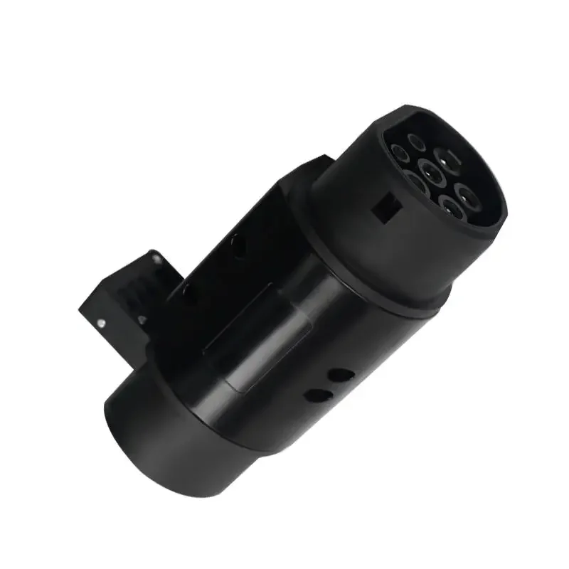 22 KW GB/T to type2 adapter with lock 380 V 32 A EV charger car charger double female