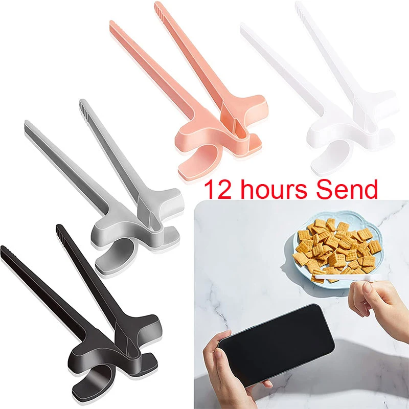Finger Chopsticks Game Player Snack Chopstick Holder Plastic Game