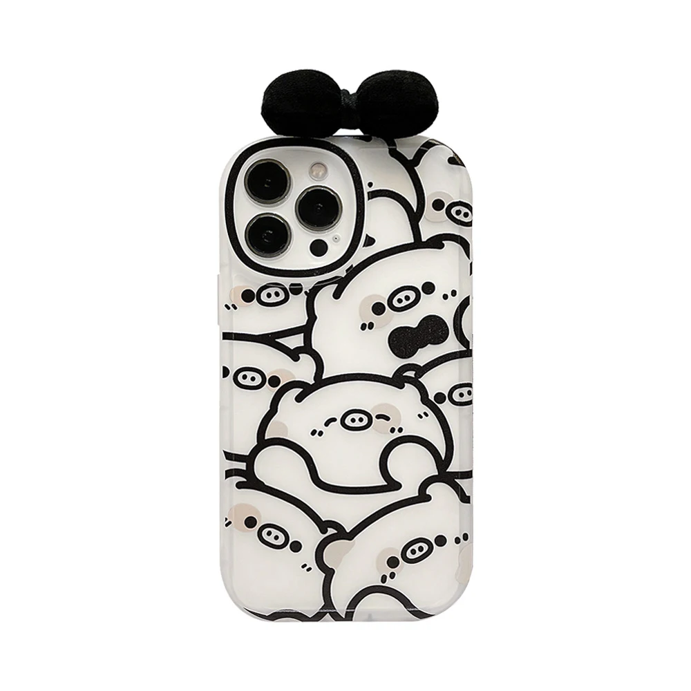cute iphone xr cases Cartoon Pig Soft Phone Case for iPhone 13 12 11 Pro Max Mini XR X XS 7 8 Plus SE 2 Transparent Shockproof Back Cover Coque Shell cases for iphone xr