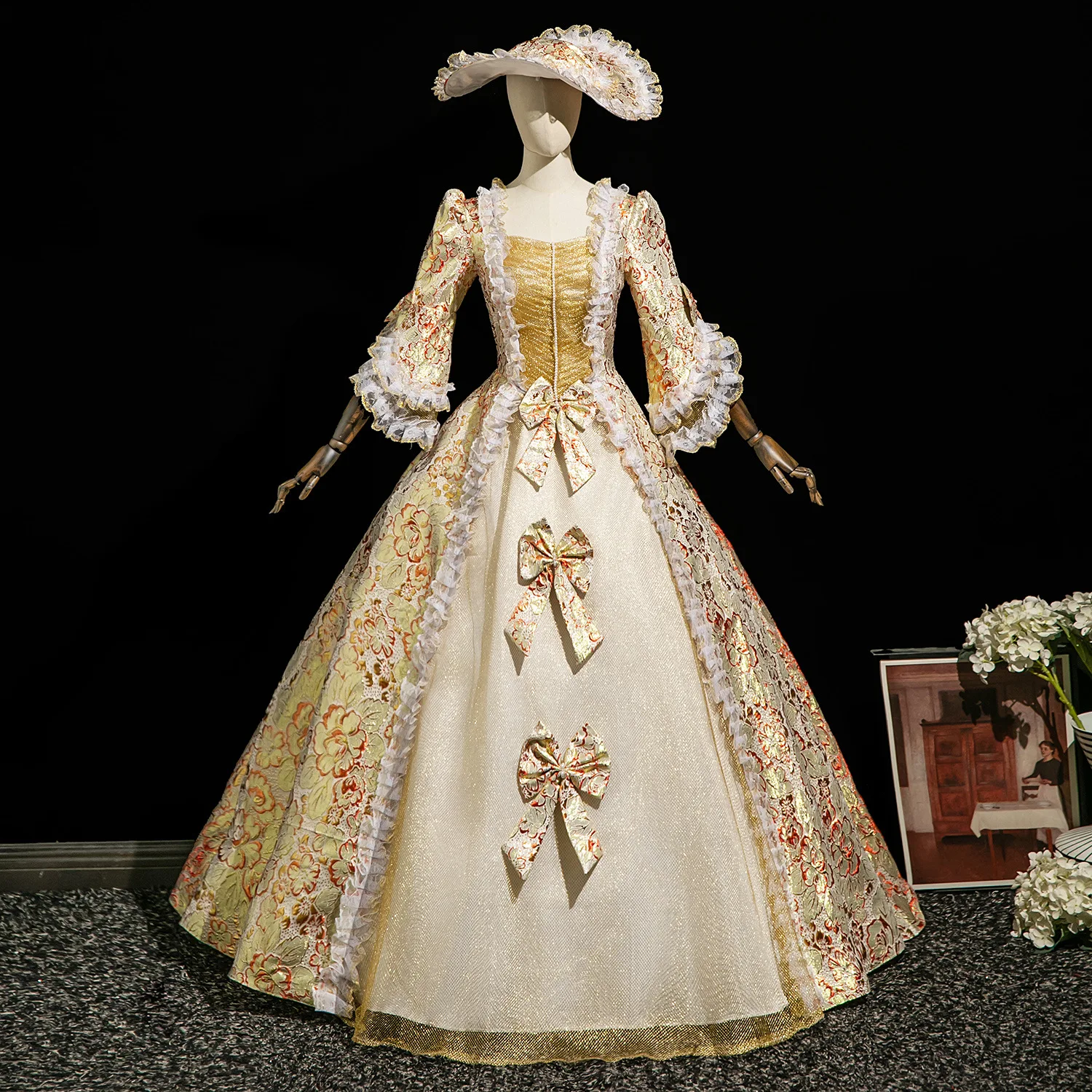 Marie Antoinette Ball Dresses Vintage Ball Gown Victotian Royal 18th ...