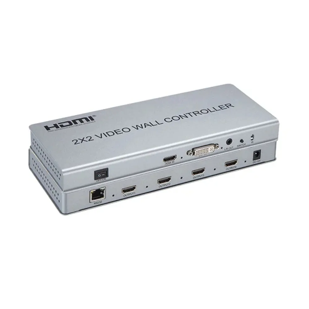 

1080p 2x2 HDMI настенный контроллер 1x4 2x2