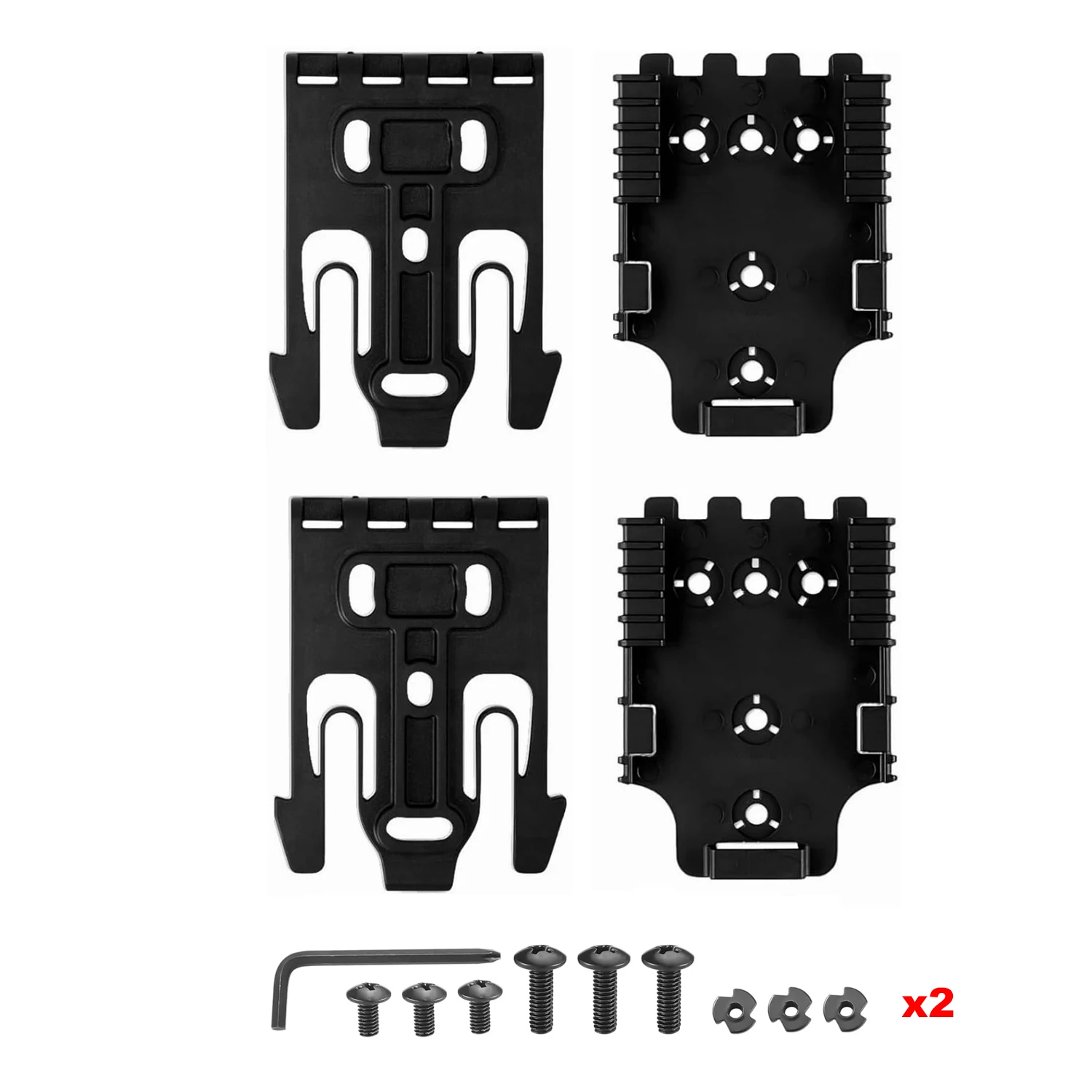 Quick Locking System Kit for Pistol Holsters - Enhanced Holster Adapter Accessories (1-3 Pack)