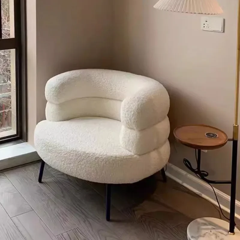 

White Living Room Chairs Nordic Design Velvet Comfy Portable Dining Room Armchair Sofa Chaise Pliante Home Furniture MQ50KT