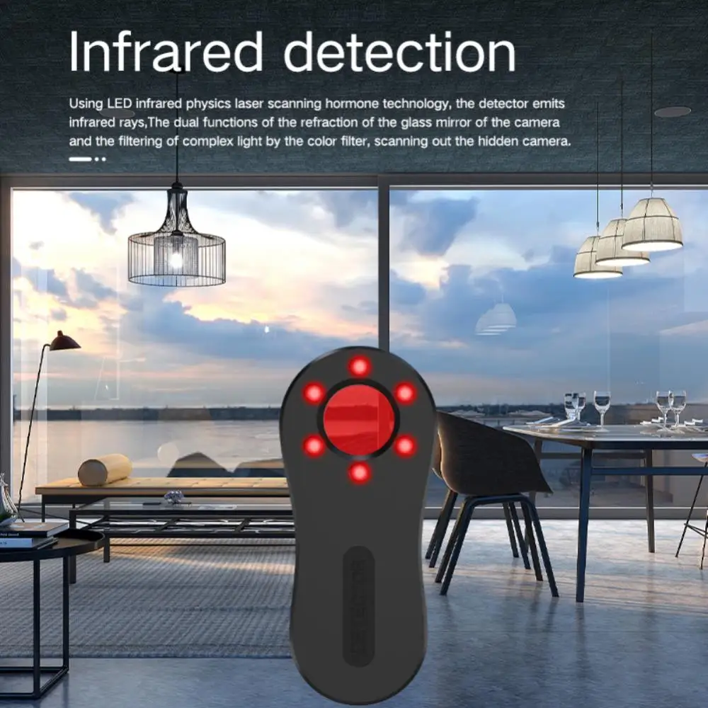 Plastic Infrared Detector T12 Anti Candid Portable Artifact Detector Multifunctional Prevent Monitoring Anti-voyeurism