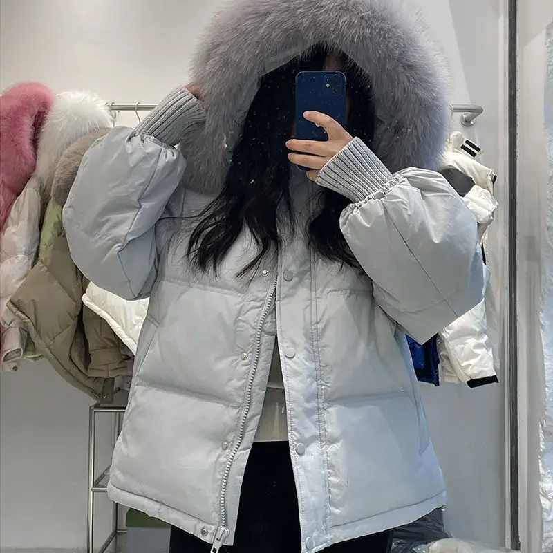 

2023 New For Women Autumn Winter Cotton Jacket Slim Warm Wadded Hooded Parkas Casual Mid Coats Female Thick Outwear Overcoat O83