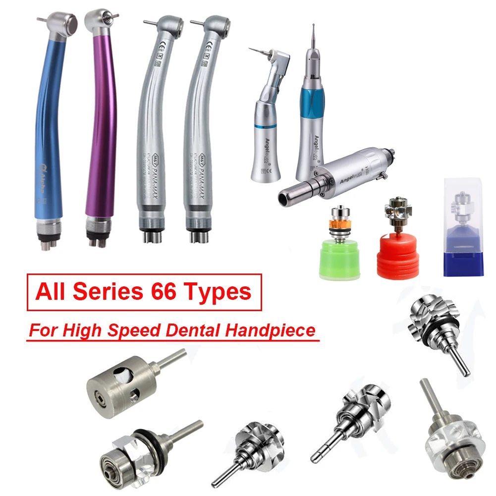 

Wholesale 10Pcs NSK Dental Handpiece Turbine Rotor Great High Speed Cartridge Collet Rotor Standard Push Button Wrench 6 Types
