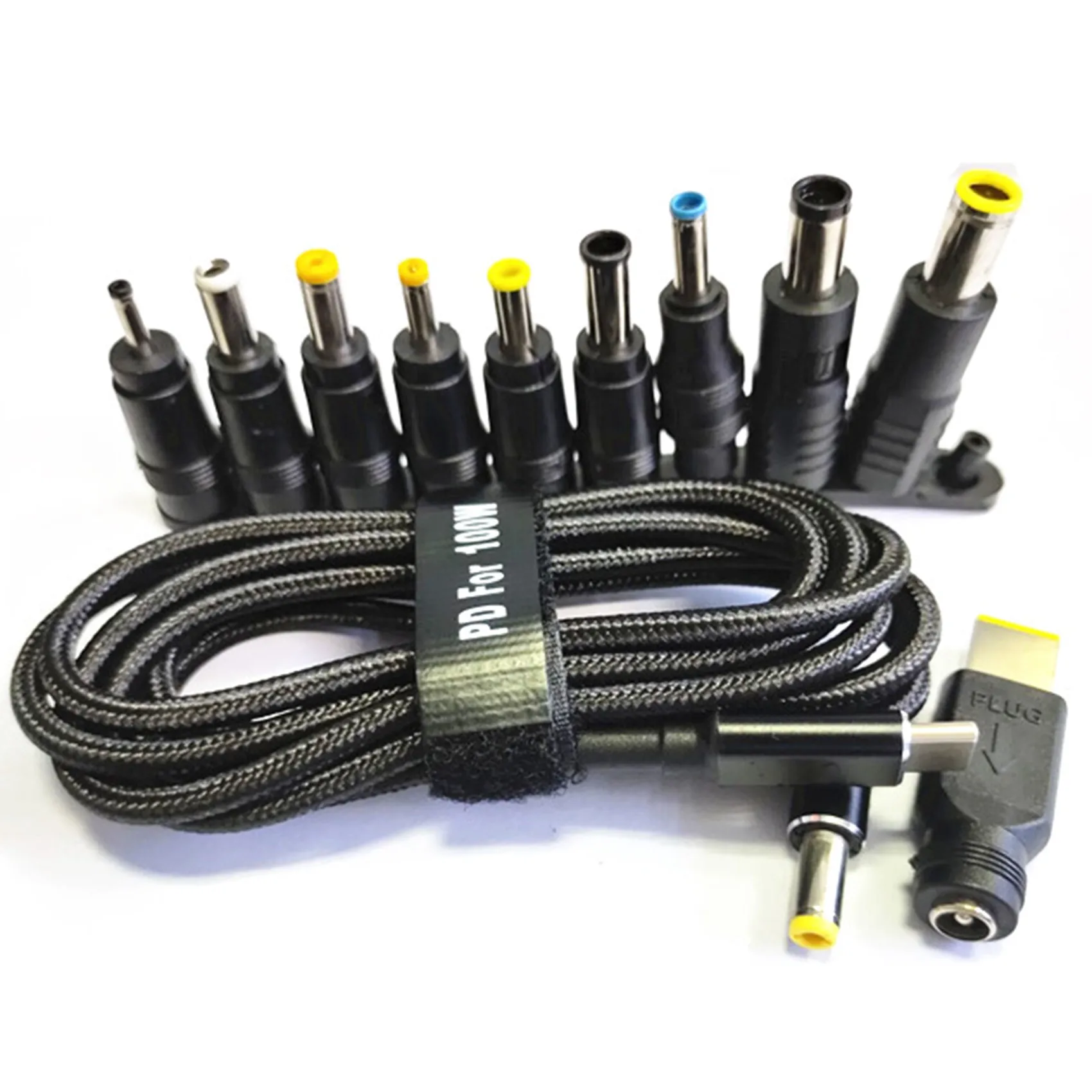 

100W TYPE-C to Round Port Laptop Adapter Connector Plug DC Power Adapter Laptop PD Fast Charge Charging Adapter