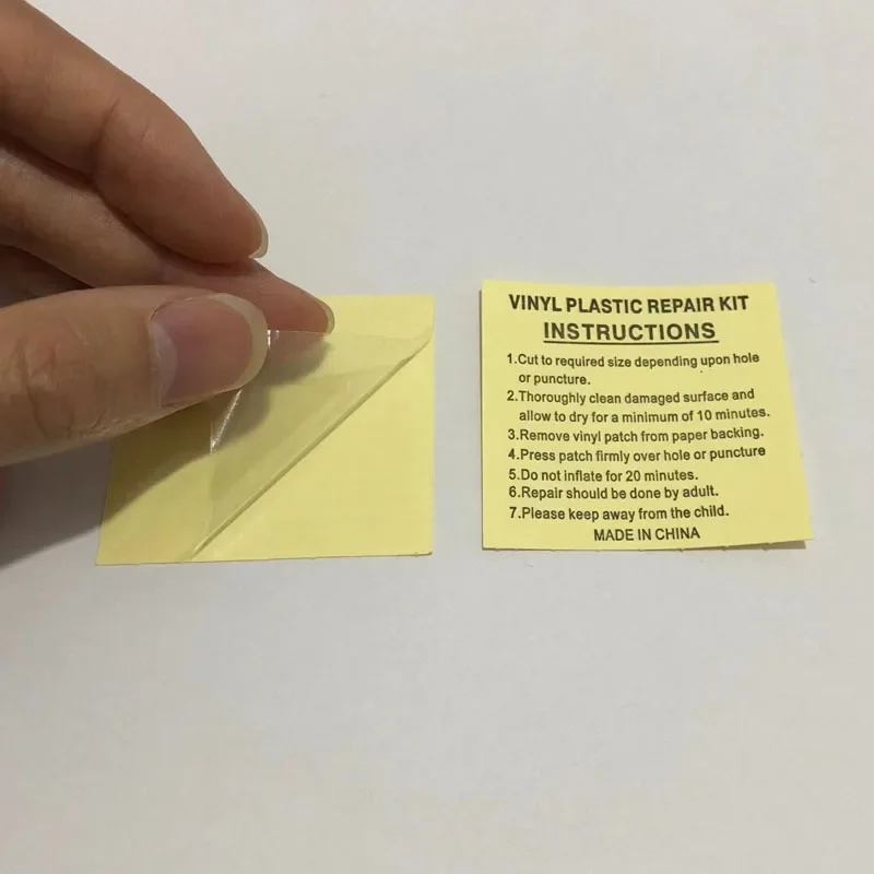 PVC Waterproof Transparent Self Adhesive Nylon Patches Outdoor Tent Repair Tape Patch Accessories Tent Accessories camping tent repair tape 5/10Pcs