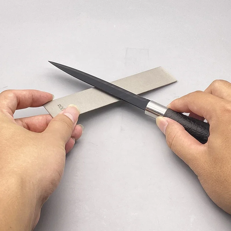Knife Sharpener Kitchen Knife Sharpener Knife Sharpening Stone Diamond Sharpening Stone 80~3000 Grit Large Size Diamond Bars Sharpening Stone System Professional Kitchen Blade Apex Small Granders Set