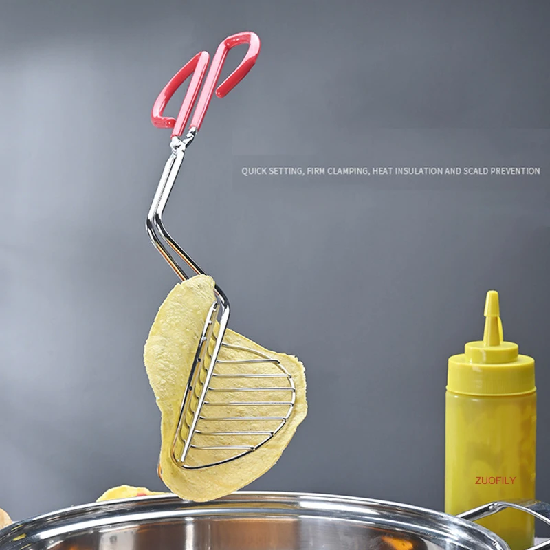 Taco Holder Shell Maker Press Tortilla Fryer Tong Plated Tortilla Press  Prensa Para Tortillas Ortilla Maker Machine Tortilllera