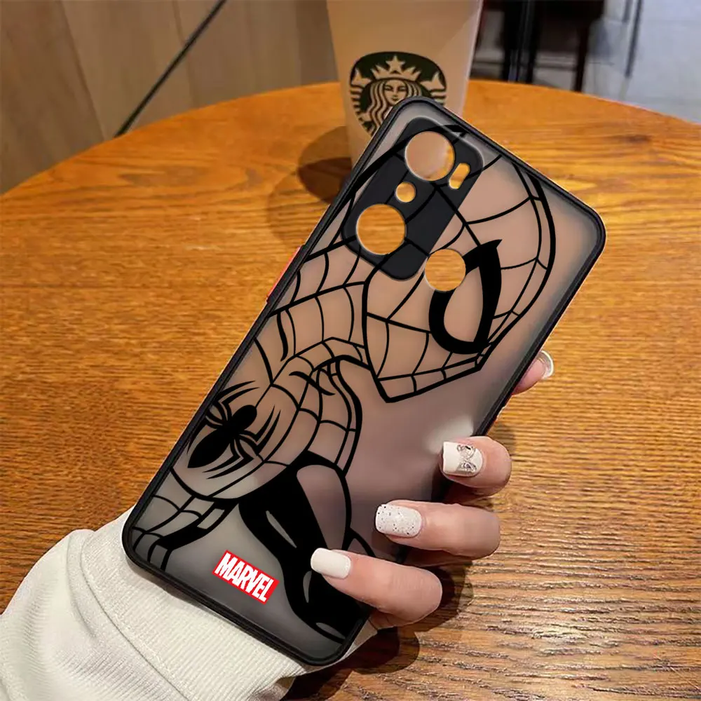 thumbnail image 1 of Funda mate para infinix HOT 20I 12 12I 11 11S 10 10I 10S PLAY 9 8 Pro POVA 3 CAMON 15 17P Funda Marvel Spiderman Venom LOGO, 1 of 5