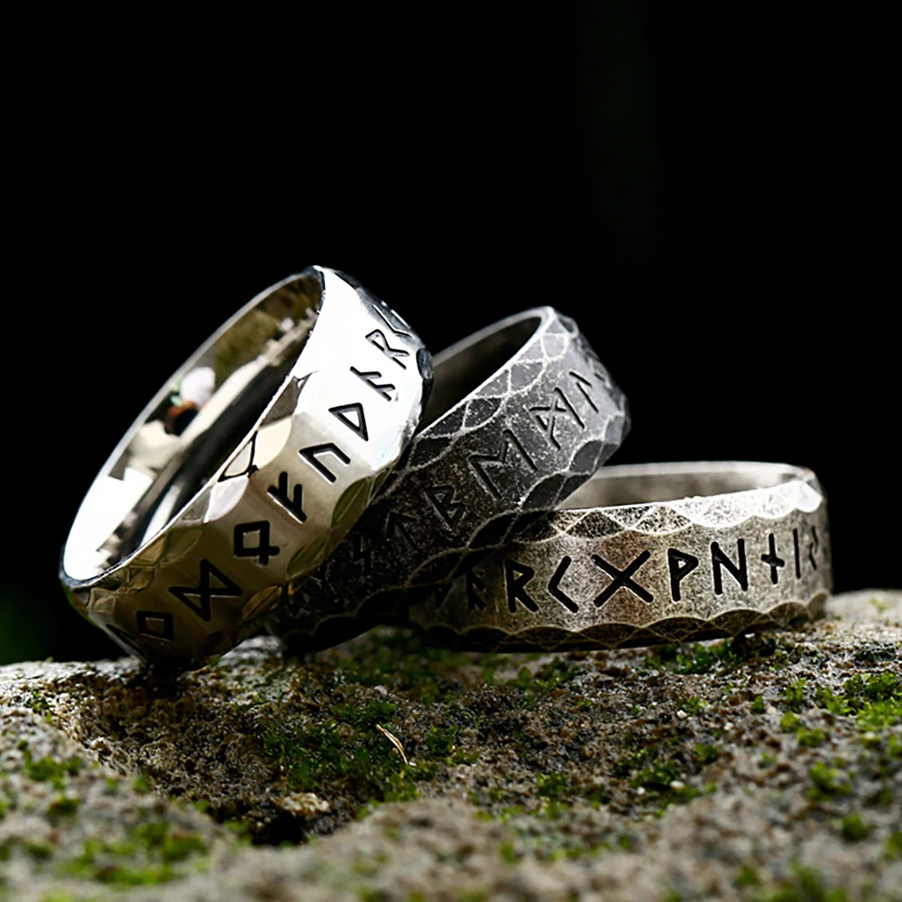 Bague De Alliance Mariage Viking Bague Rune Viking Vintage En