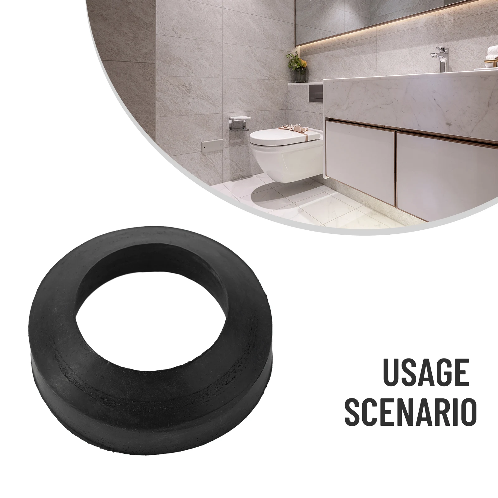 Toilet Tank Seal Ring Rubber Conical Cone Shaped Washer For Toilet Cistern Bathroom Parts Accessories