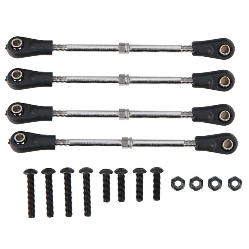 Tirante A Tirante Da 4 Pezzi Per Auto 1/10 Monster Truck Truggy Rc (Himoto Lrp Tamiya Vrx Losi Redcat Hsp Hpi Arrma)