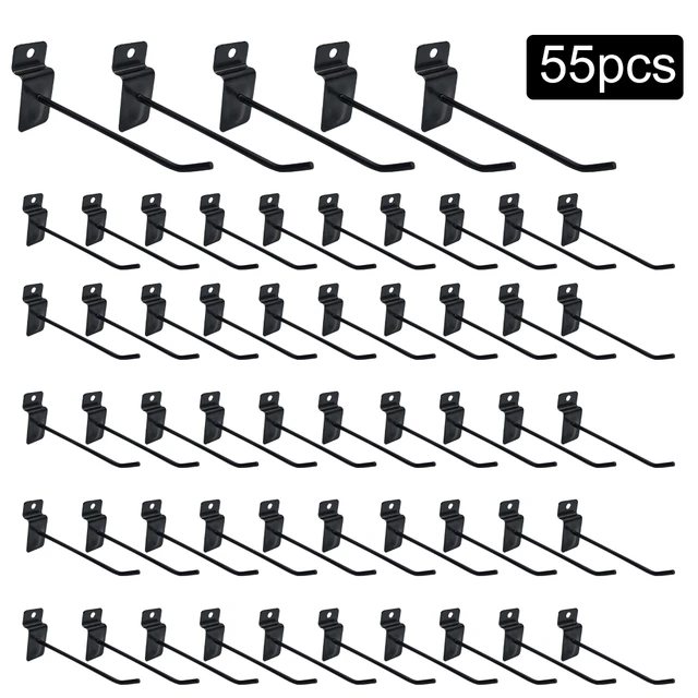 10pcs Wall Mount Display Hooks Hanger 200mm Length Wall Board Hooks For  Supermarket Store - Hooks - AliExpress