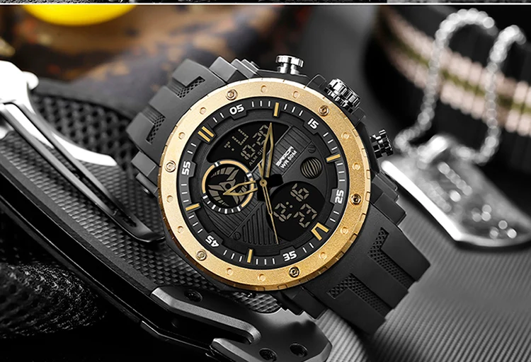 SANDA Luxury Brand Men's Military Sports Watches Men Digital Watches S-Shock Waterproof Wrist Watch For Mens Relogio Masculino