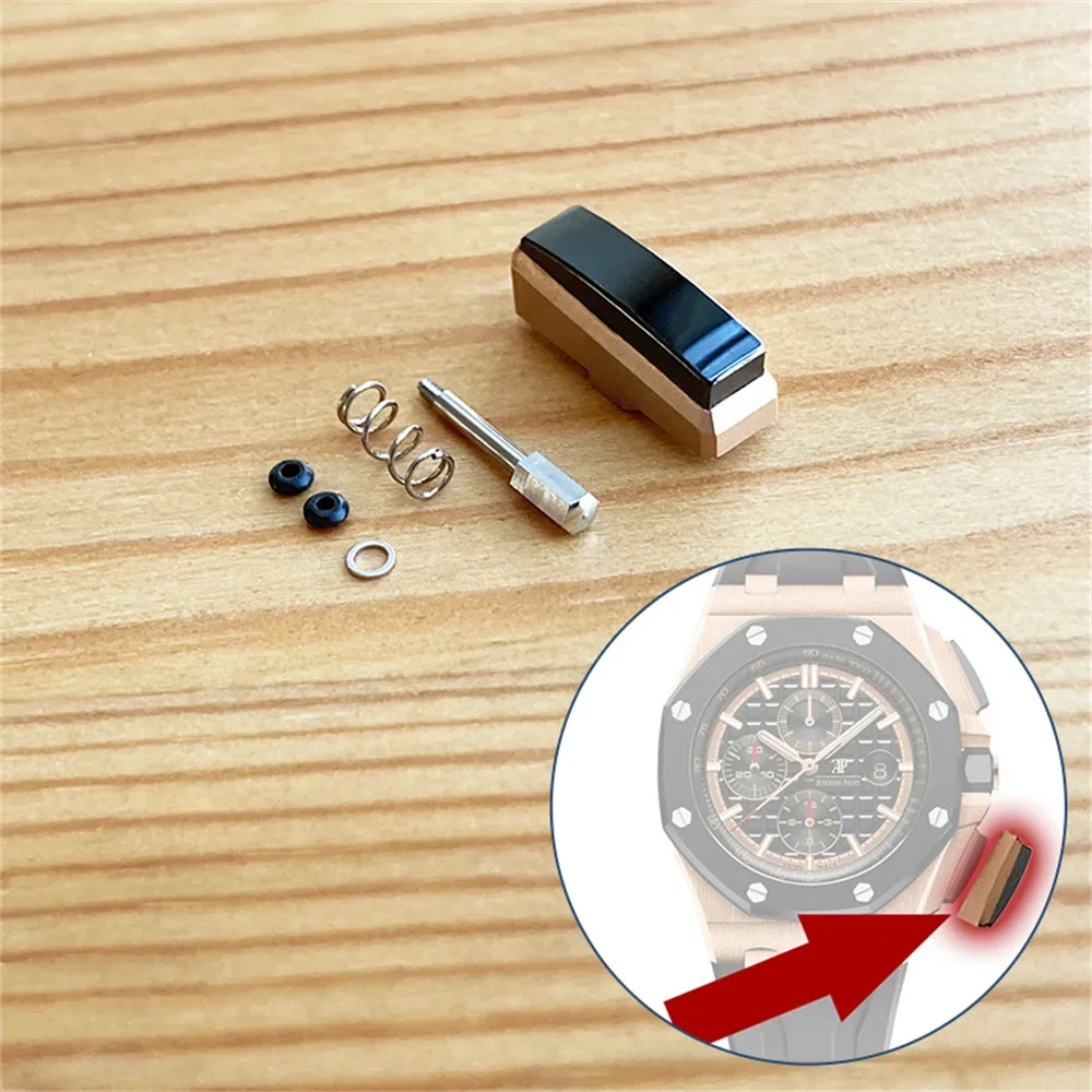 Spingitore In Oro Rosa 18 Carati Per Orologio Cronografo Ap Audemars Piguet Roo Royal Oak Offshore 44Mm