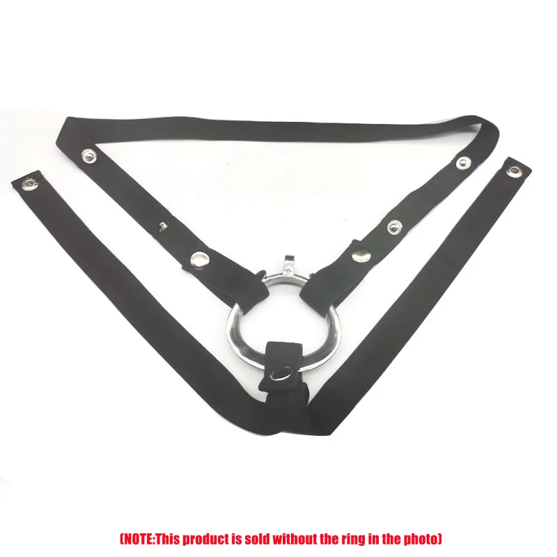 Dispositivo di castità maschile Stereo Taglio Cintura ausiliaria Fascia elastica Corda regolabile Anello scroto Biancheria intima Wom_voghion.com