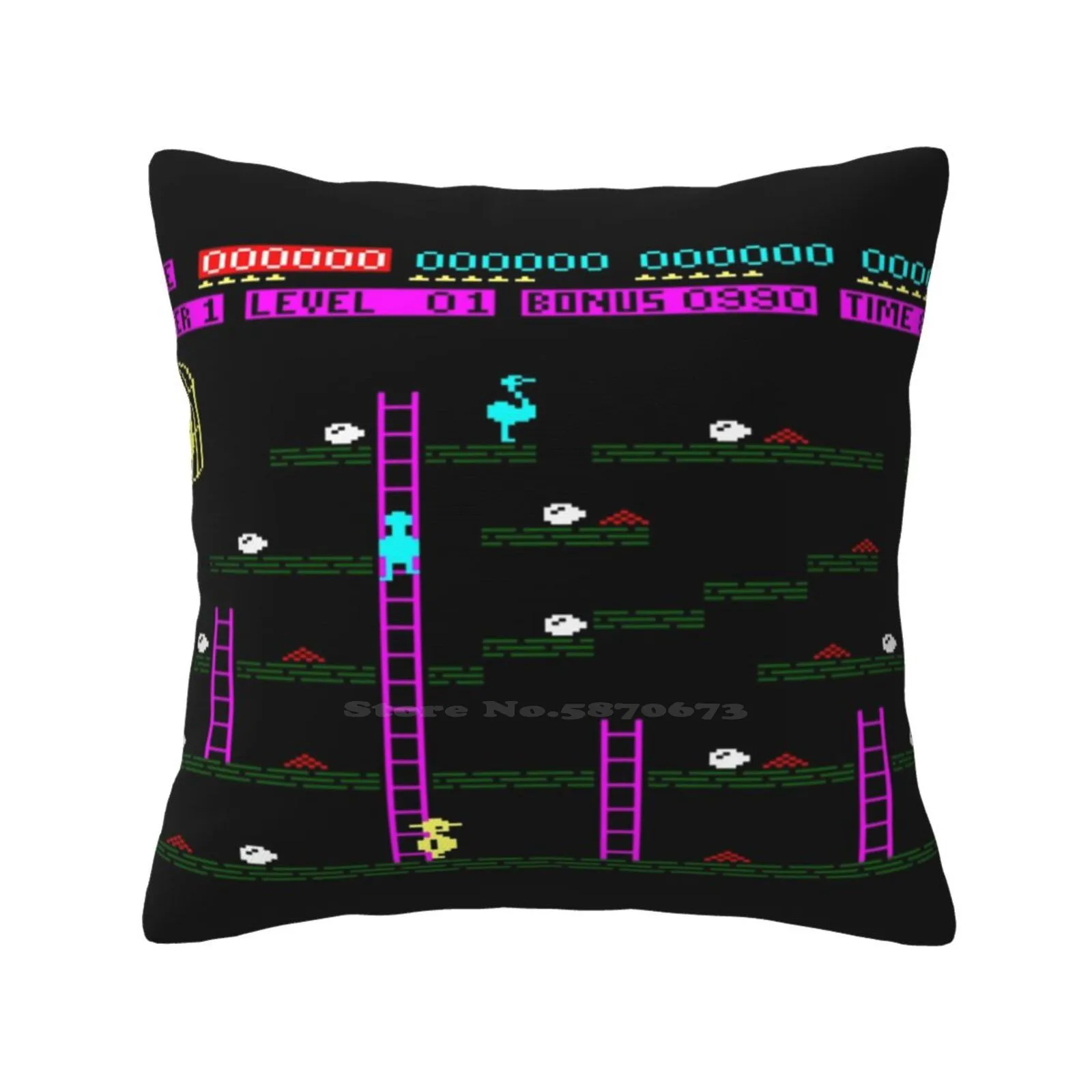 Chuckie Egg Amstrad Cpc Federa Per Cuscino Chuckie Egg Amstrad Cpc Amstrad Cpc Giochi Amstrad Giochi 1980S Retro Gaming Retro