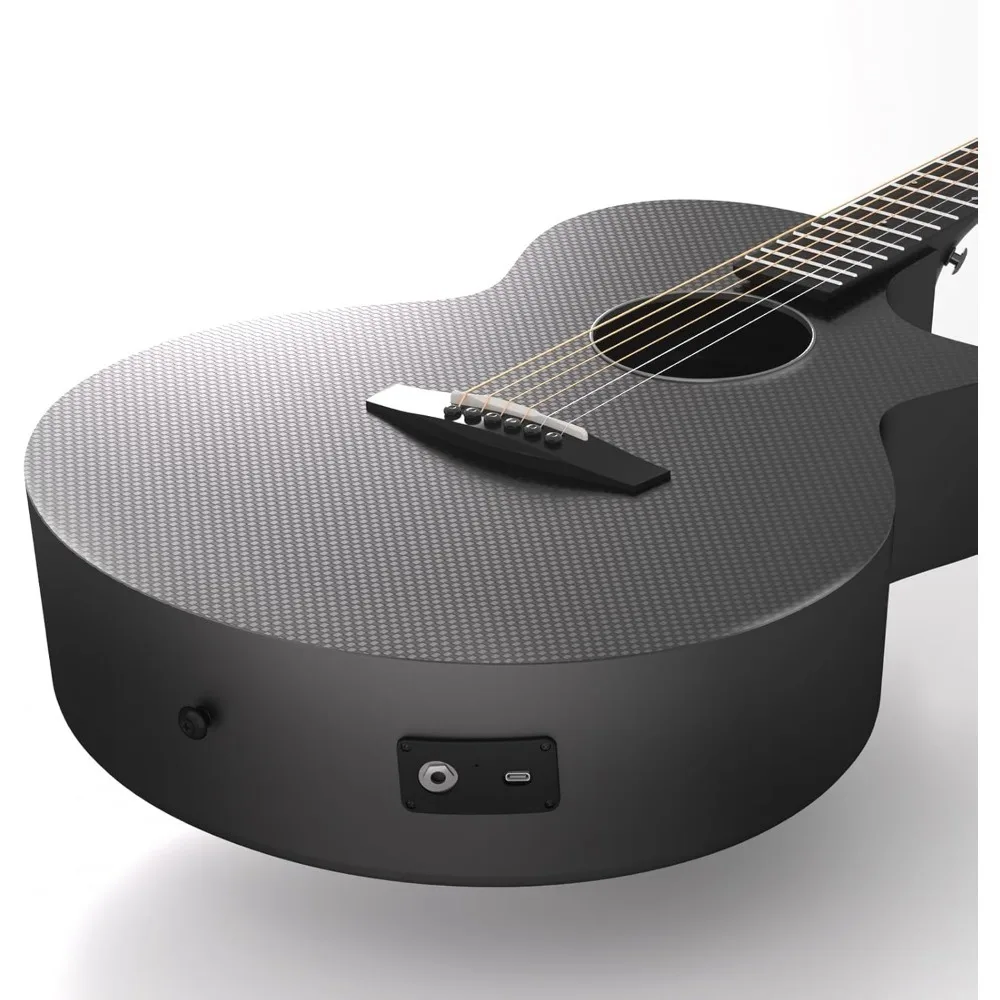Enya Acoustic Electric Guitar Carbon Fiber X3 Pro Travel 41&rdquo; Full-Sized Bundle with Gig Bag acoustic electric guitar