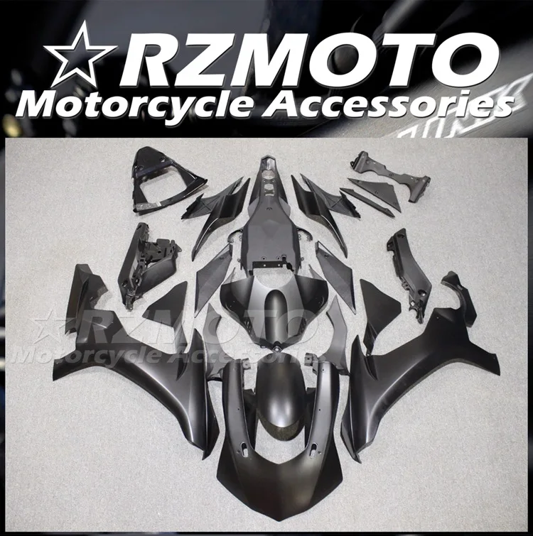 

4Gifts New ABS Motorcycle Bike Fairings Kit Fit for YAMAHA YZF - R1 R1m 2015 2016 2017 2018 15 16 17 18 Bodywork Set Black Matte