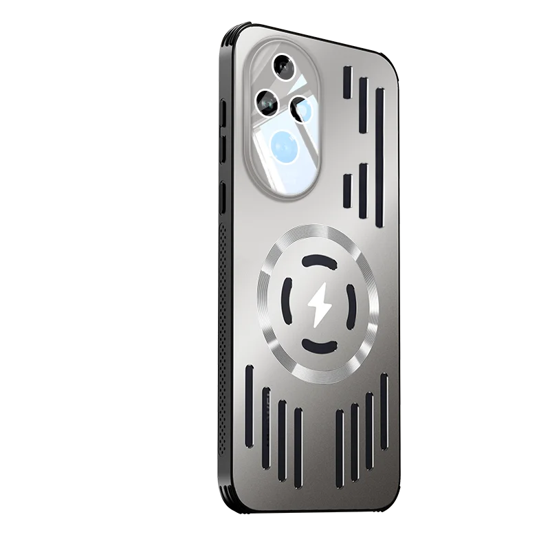 Ultra Magsafe Charging Metal Heat Dissipation Case - Aluminum Alloy Hard Shockproof Bumper