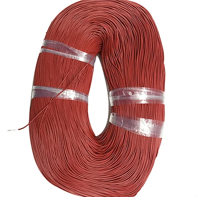 Electrical Wires - 5m Diy Wires Copper Core Red Black Od 1.3mm Cable Line  Silicone - Aliexpress