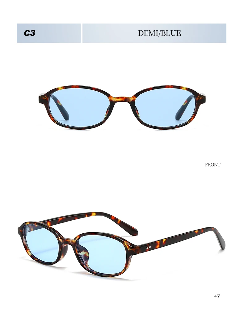 Modische Kleine Quadratische Bunte Casual Anti-Licht-Brille für Damen 2026 Neue Nieten-Sonnenbrille Leichtgewichtige Sommer-Outdoor-Brille – Detail 14