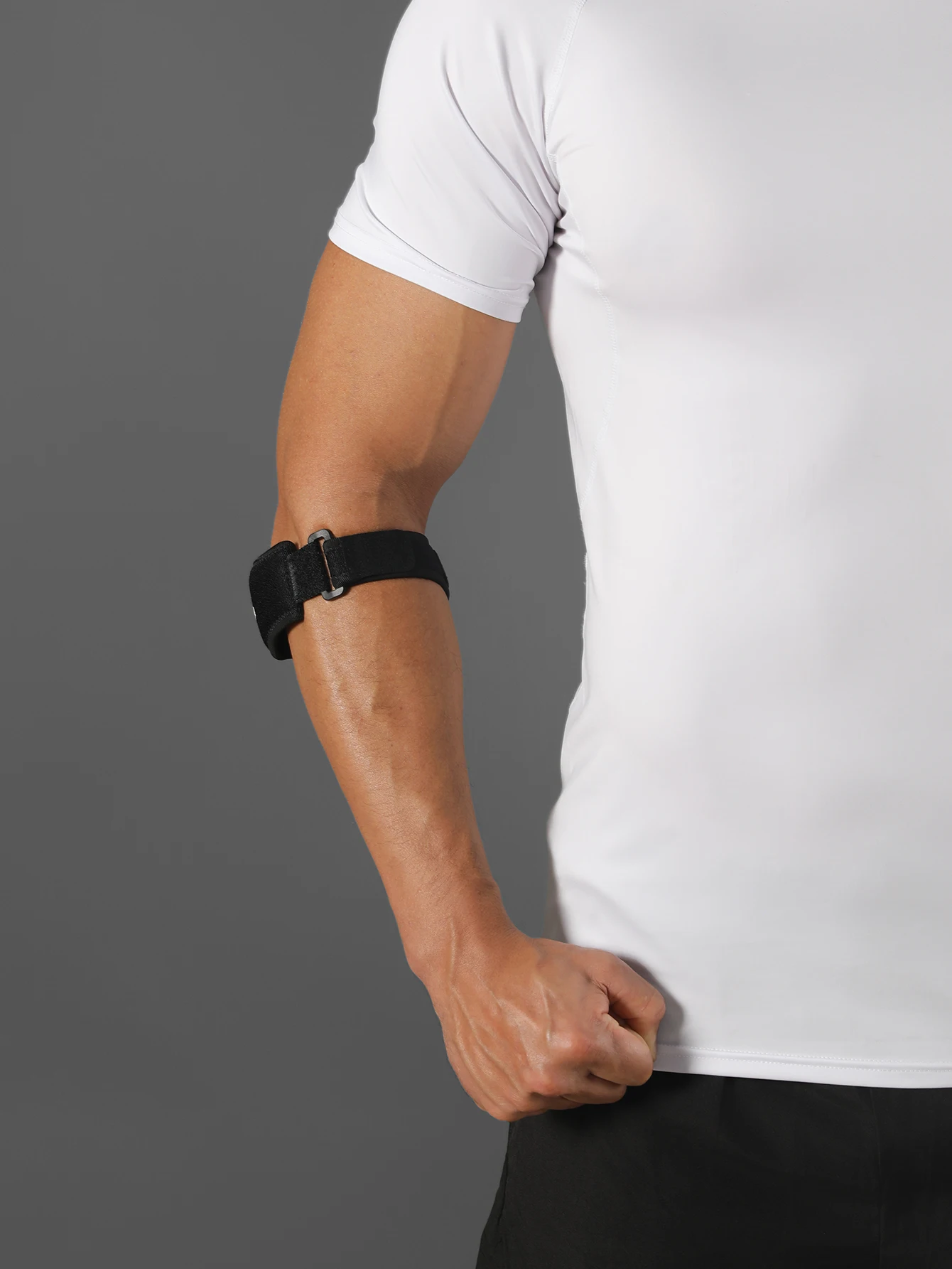 Fascia di supporto per epicondilite gomito tennis regolabile_voghion.com