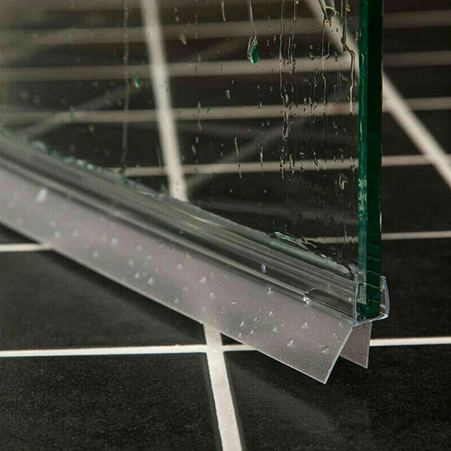2 Strisce Di Gomma Per Doccia - Sigillante Per Vetri Spessi 6-8mm, Lunghezza 90cm