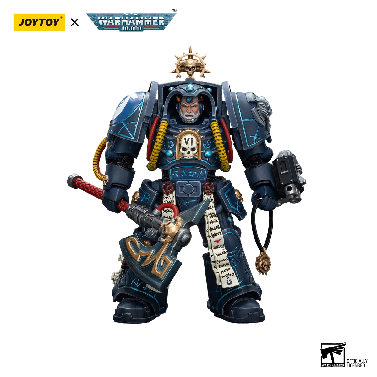 

[Pre-Order] JOYTOY Warhammer 40K 1/18 Action Figures Ultramarines Librarian in Terminator Armour Model Gift Free Shipping