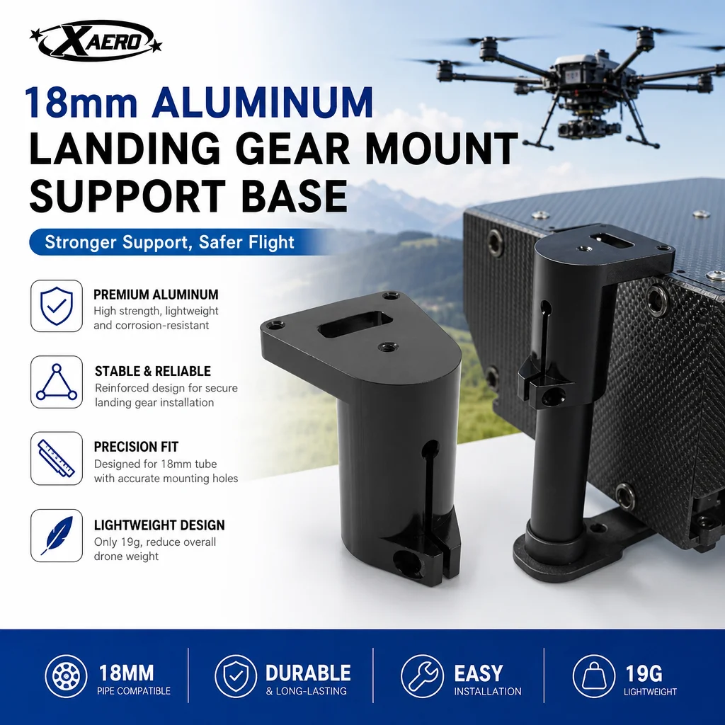 XAERO 18mm Aluminium-Landegestell-Halterung für Industriedrohnen