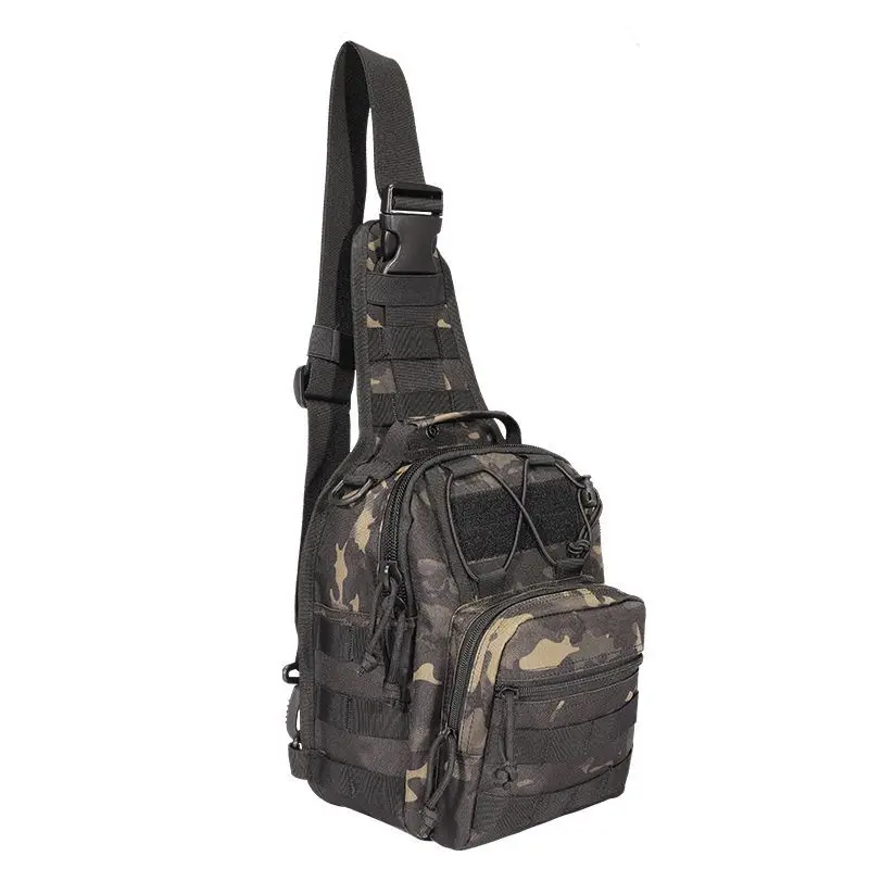 Oxford 600D Encrypted Enlarged Camouflage Chest Bag Shoulder Bag Outdoor Sports Bag Crossbody Bag Tactical Small Chest Bag