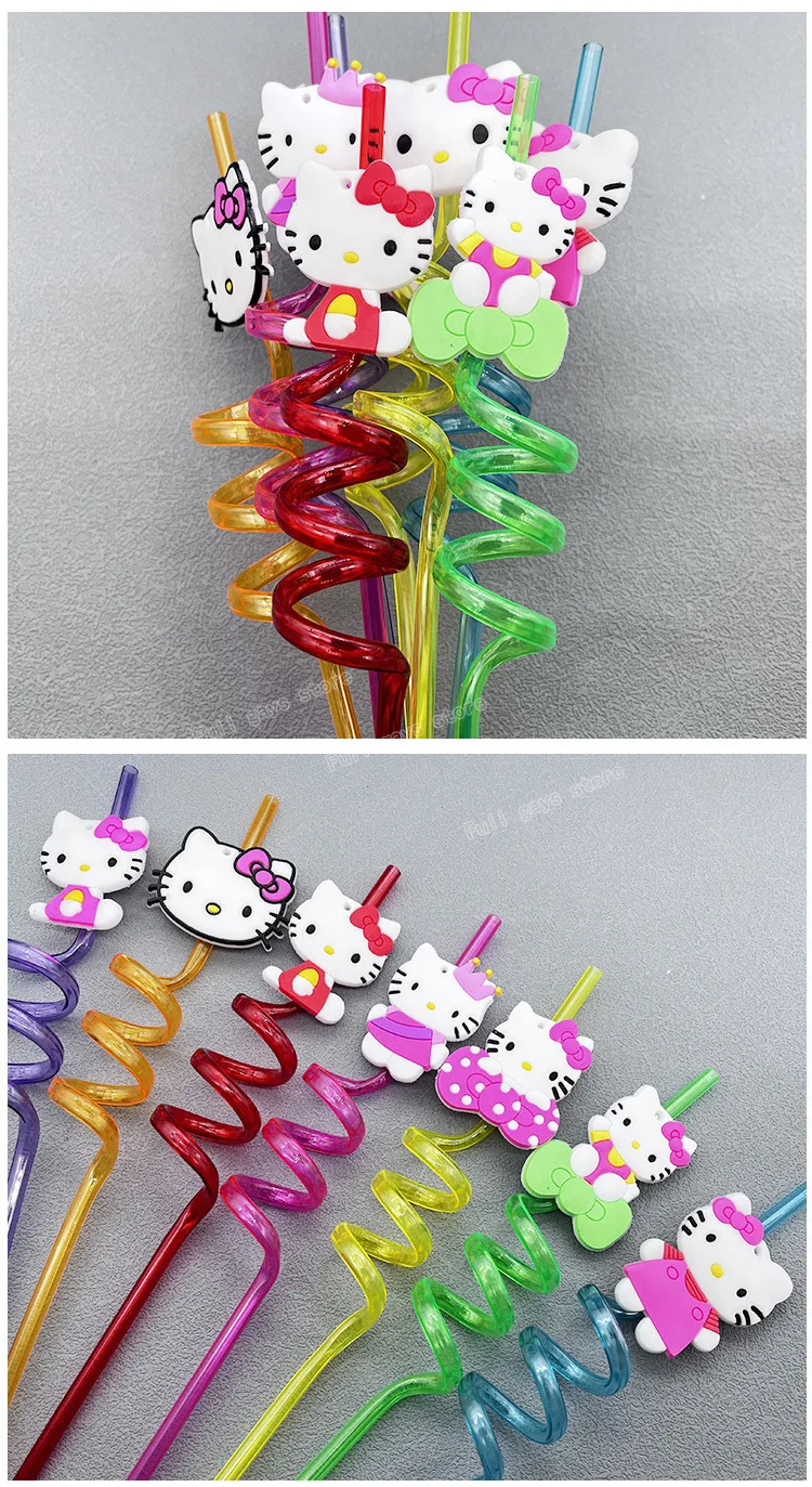 Hello Kitty Straws