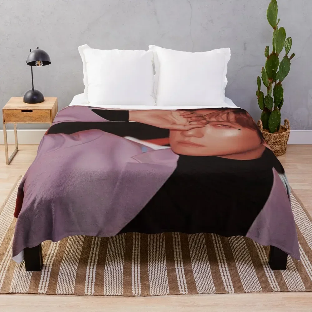 

byun baekhyun (love shot) Throw Blanket Multi-Purpose Blankets Sofas Of Decoration Blankets