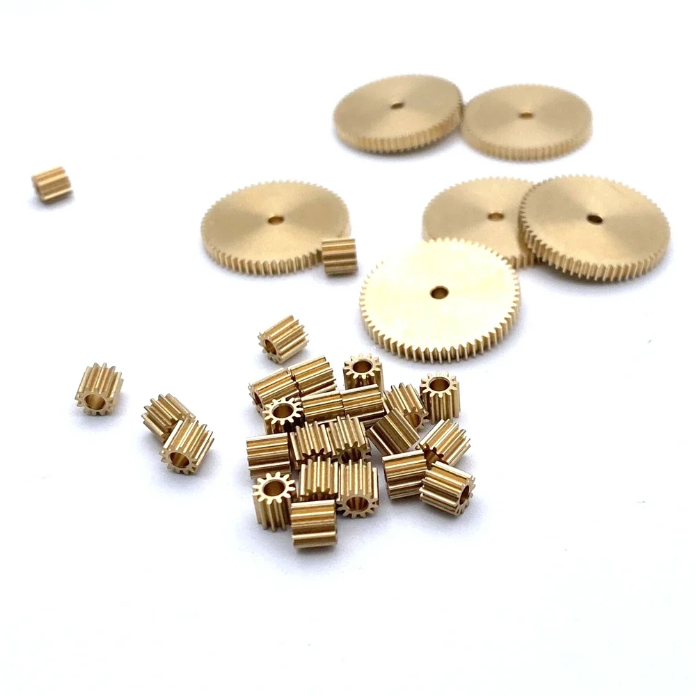0.3M Mini Copper Gear 28/30/40/41/45/48/60 Teeth 2/3MM DIY Mechanical Copper Spur Gear motor gear transmission gear