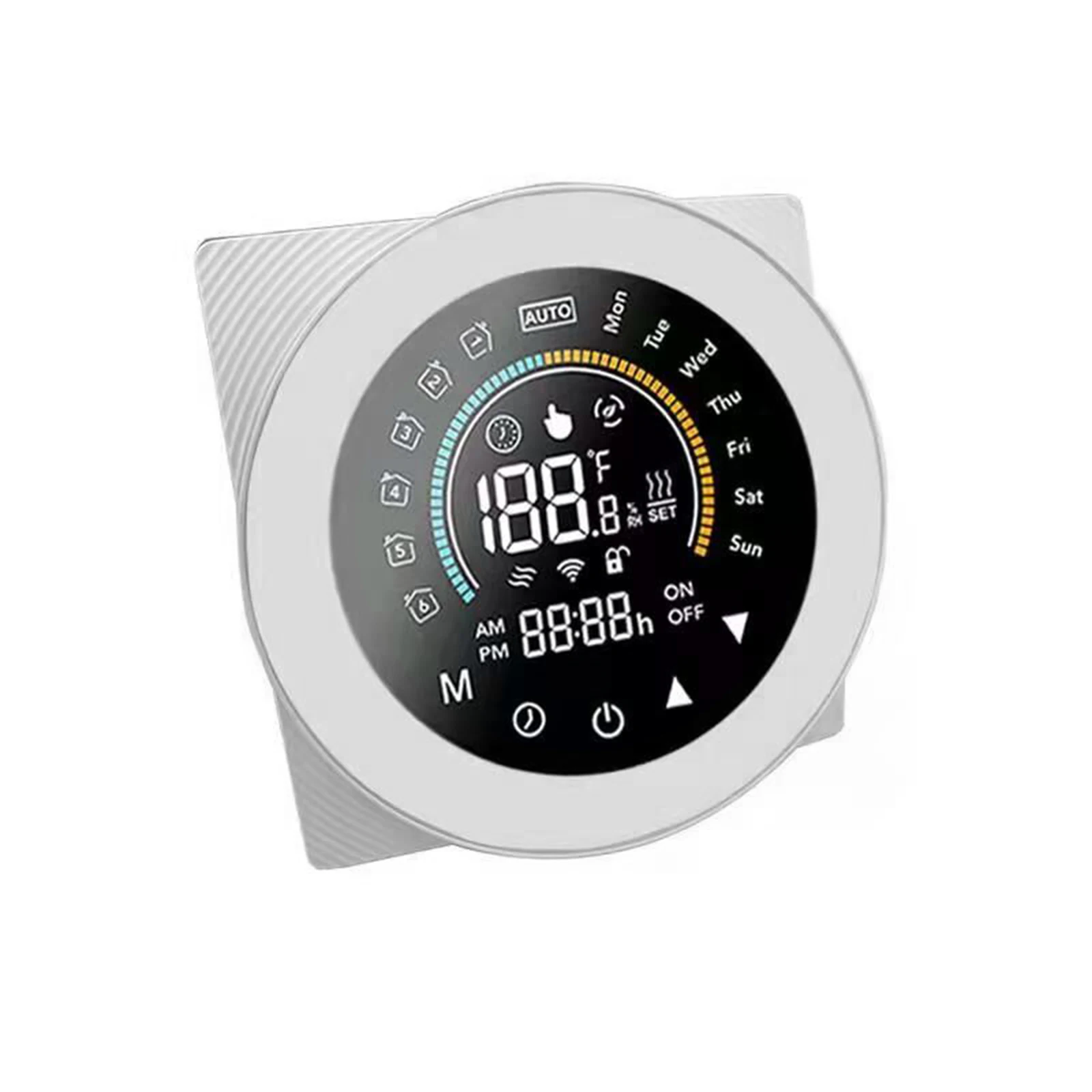 eWelink WiFi Smart Thermostat Digital Temperature Controller for Water/Gas Boiler Large LCD Display Touch Button Voice Control