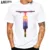 Fixed Gear Bicycle Cyclist Painting T-Shirt New Summer Men Short Sleeve Road Bike Sport Lover White Casual Boy Tees Vintage Tops 28