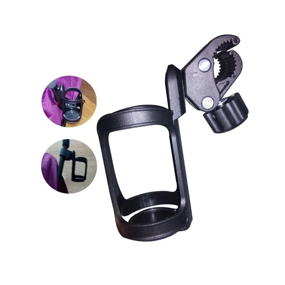 

Baby Stroller Cup Holder Rack Bottle Universal 360 Rotatable Cup Holder for Pram Stroller Carrying Case Milk Bottle Cart