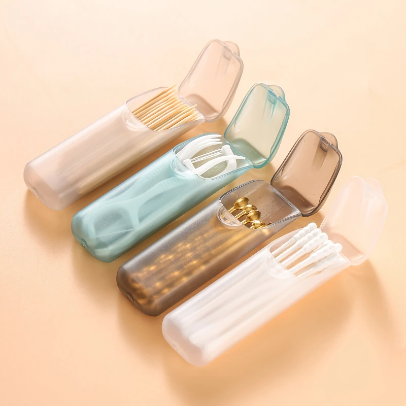Toothpick Storage Boxes 5pcs Holder Lid Home Kitchen Dining Table Hotel Restaurant Portable Case